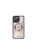 Evimdeyokyok Apple İphone 12 Pro Max Kılıf Prag Magneticsafe Kapak - Derin Mor