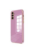 Evimdeyokyok Samsung Galaxy M15 Kılıf Volet Silikon - Mor