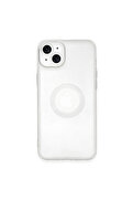 Evimdeyokyok Apple İphone 14 Plus Kılıf Santa Lens Silikon - Şeffaf