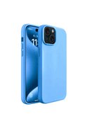 Evimdeyokyok Apple İphone 15 Plus Kılıf First Silikon - Mavi