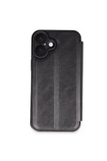 Evimdeyokyok Apple İphone 16 Kılıf Flip Cover - Siyah