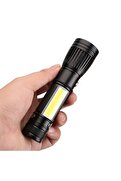 Evimdeyokyok Uzun Menzilli Profesyonel Tx6 Led El Feneri – Şarjlı Güçlü Aydınlatma Wt-028