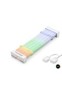 Evimdeyokyok 24 Pin Argb Anakart Güç Uzatma Kablosu Bükülebilir 2 Mm 54 60 Led Beyaz Nd2800A