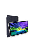 Evimdeyokyok Apple İpad 10.2 (8.Nesil) Kılıf Kalemlikli Mars Tablet Kılıfı - Lacivert