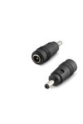 Evimdeyokyok Dc Jack Dönüştürücü 5.5X2.5 Mm Soket 4.0X1.35 Mm Fiş 10 Adetli Paket Siyah Hdx1315