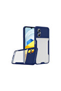 Evimdeyokyok Xiaomi Poco M5 Kılıf Platin Silikon - Lacivert