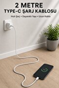 Ethab Giyim Usb-A To Type-C 2 Metre Hızlı Şarj Kablosu - Glst8866-8014