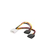Evimdeyokyok Sata Power Y Kablosu 2 In 1 20 Cm - Siyah Hdx5522