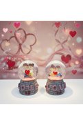 Evimdeyokyok Love Tasarımlı Işıklı Mini Kar Küresi