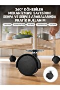 Ethab Giyim Mobilya Tekerleği 6 Cm Kilitsiz Tekli Satış - Glst9740-4700