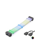 Evimdeyokyok Bükülebilir Sleeved Ekran Kartı Argb Lightboard 2X8 Pin 44 Led Siyah Nd2803B