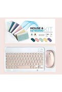 Evimdeyokyok Zr20Km Pembe Kablosuz Klavye Mouse Set