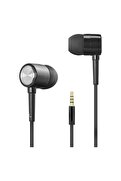 Evimdeyokyok Kablolu Kulak İçi Mikrofonlu Kulaklık 3.5 Mm Pc Telefon Uyumlu Siyah Dhh1111Bk