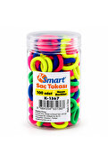 Go İthalat 1200 Adet Neon Lastik Saç Toka () Glbl-Stl57839