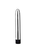 Melo Silver Metal Vibrating Anal Ve Vajinal Metal Sex Oyuncağı Vibratör