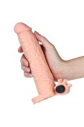 Lovetoy Pleasure X-Tender Titreşimli Ilaveli Penis Kılıfı 50 Mm