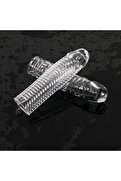 Quangdong Xise Toys Sleeve Silikon Şeffaf Penis Kılıfı