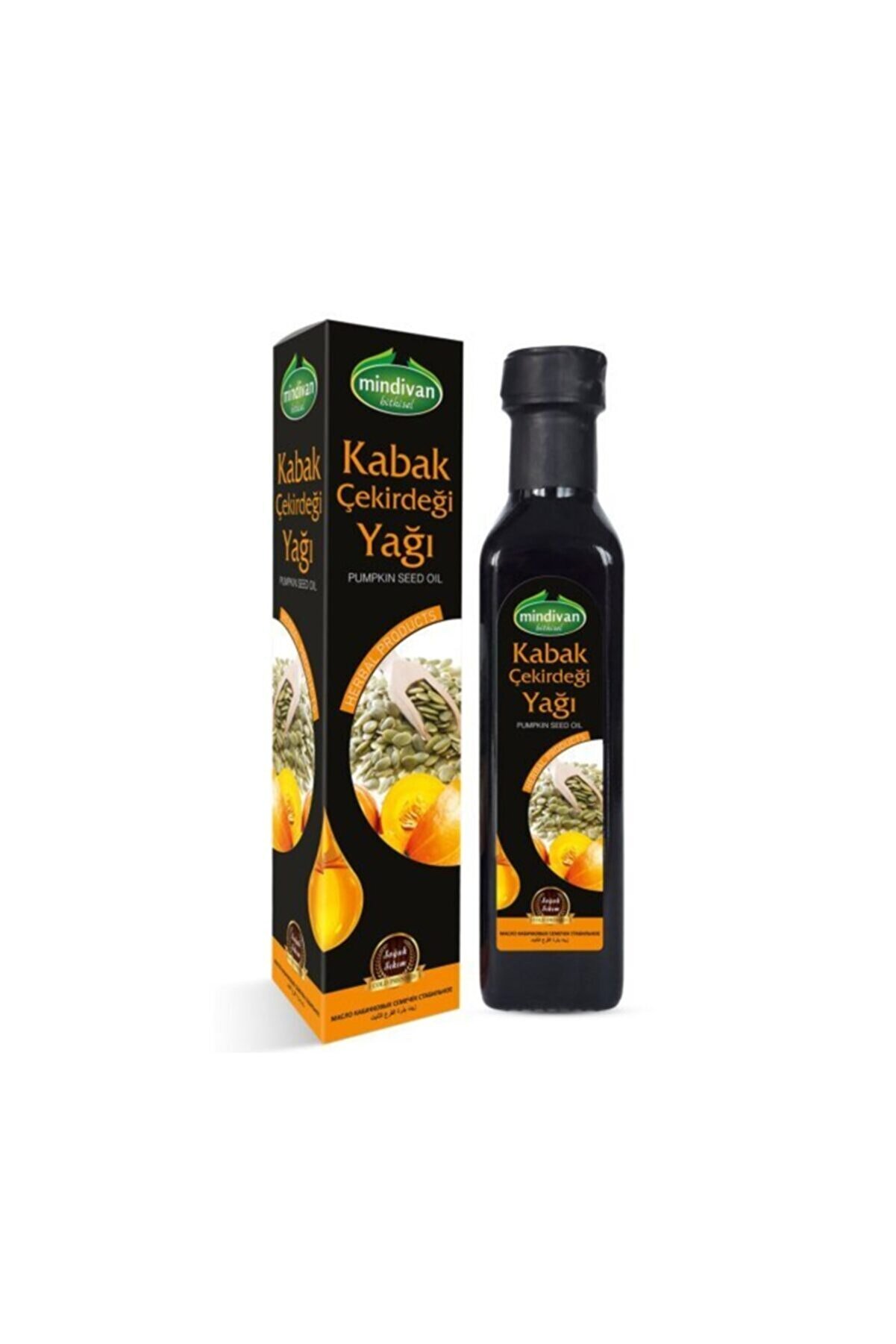 Mindivan Kabak Çekirdeği Yağı Sabit 250 Cc(2 Adet)