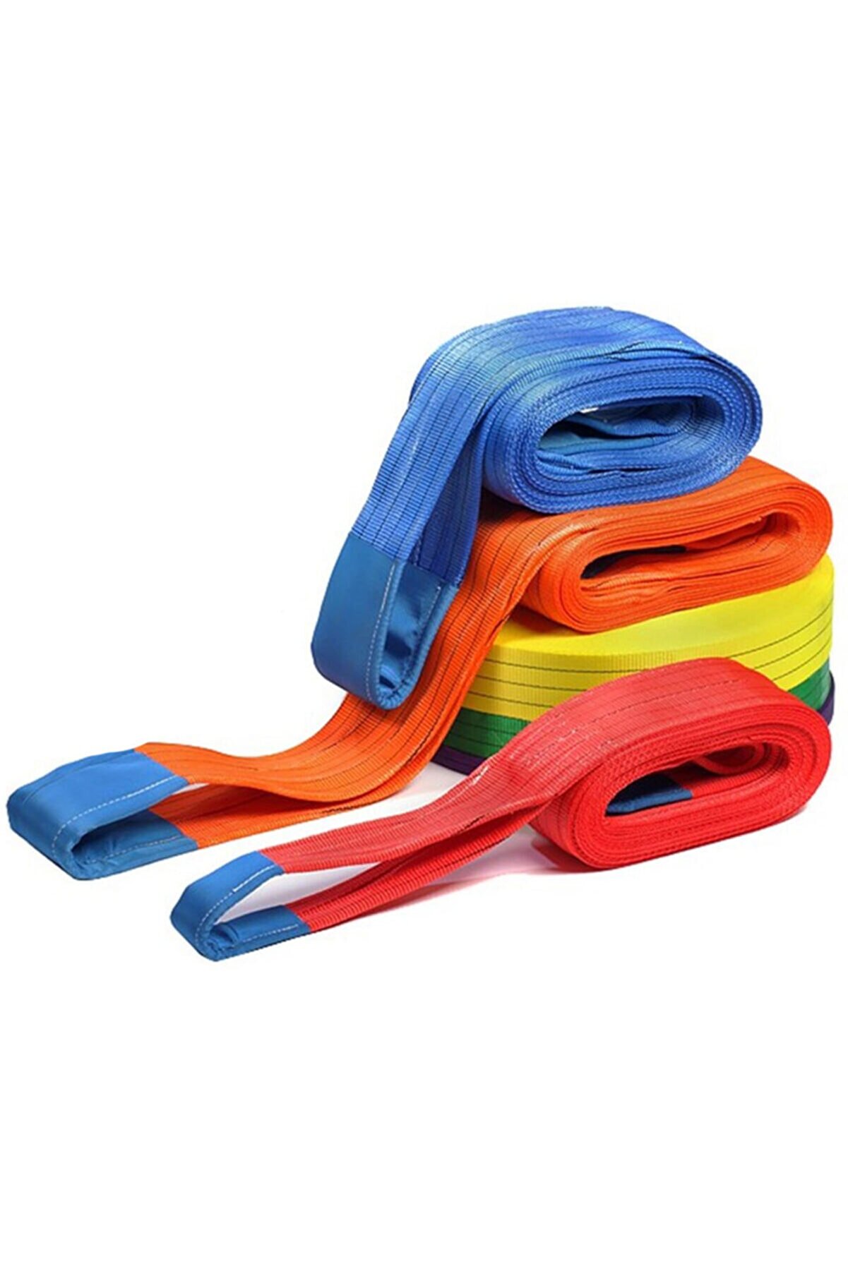 DIGERUI Polyester Sapan Çeki Halatı Yük Araç Çekme Halat Bez 3 Ton 3 Metre