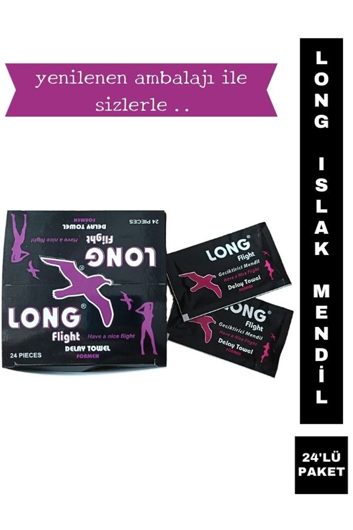 Long Islak Mendi̇l 24 Lü 1 Adet