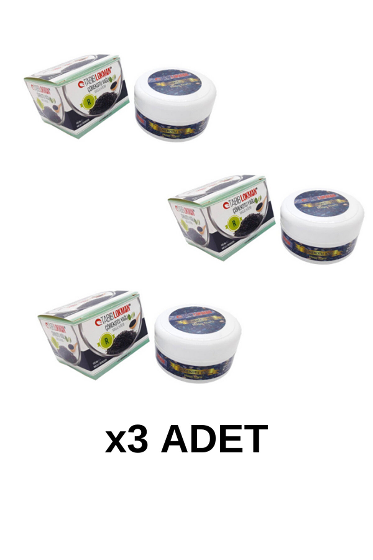 tabip lokman Çörek Otu Yağı Kremi 100 ml- 3 adet