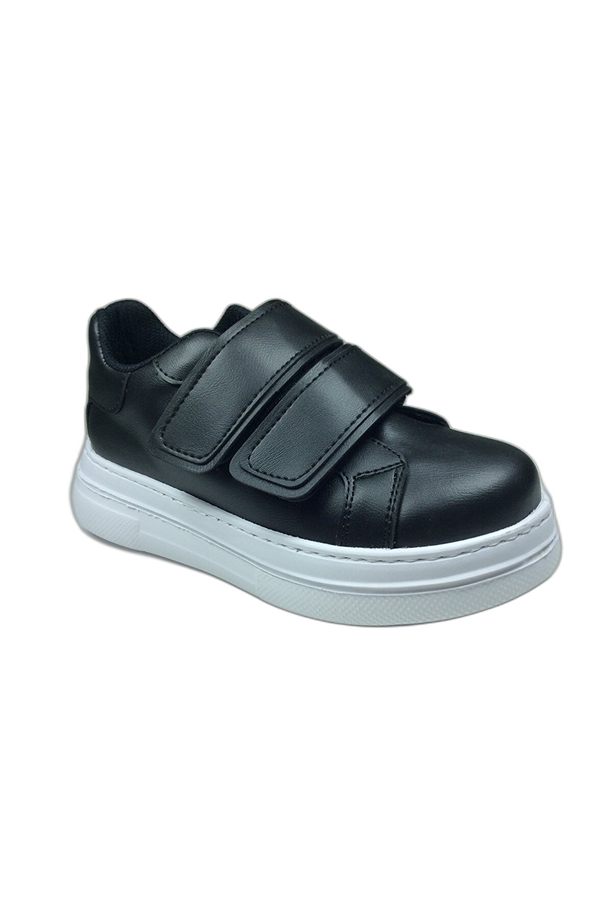 OrtopedikAL 1087 Kız Çocuk siyah-beyaz Tbn Cırtlı Sneaker Spor Ayakkabı