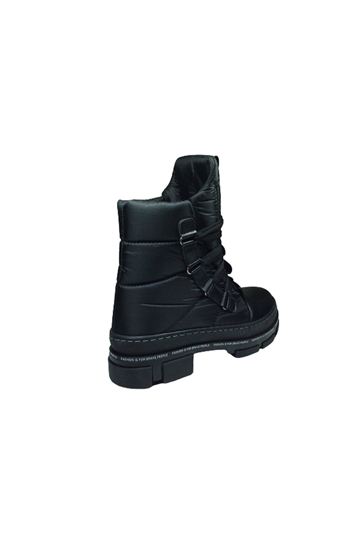 Ortopedi̇kal 2002 Womenly Style Kadın Si̇yah Kar Botu Paraş&uuml;t Kumaş Su Ge&ccedil;i̇rmez