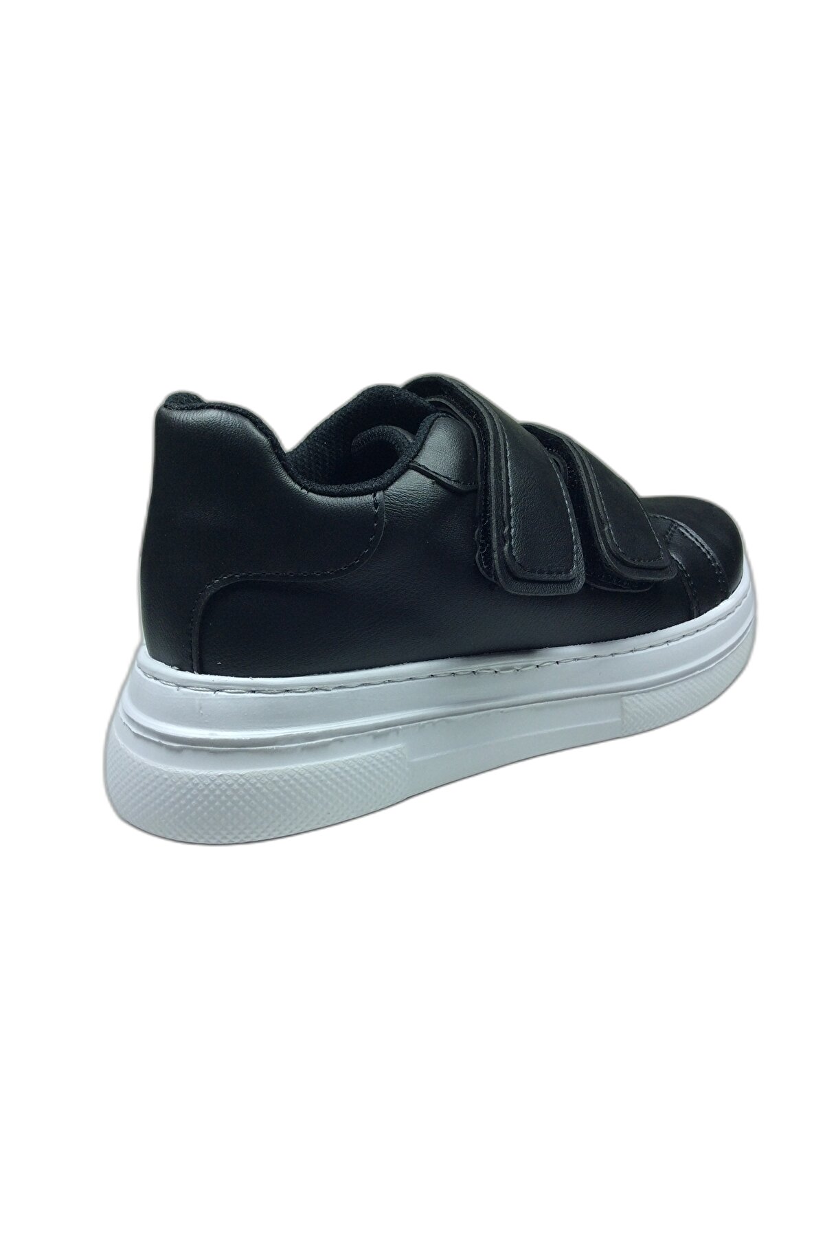 1087 Kız Çocuk Si̇yah-Beyaz Tbn Cırtlı Sneaker Spor Ayakkabı