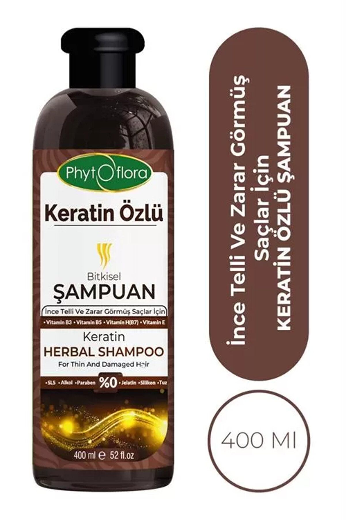 Kerati̇n Özlü Bi̇tki̇sel Şampuanı 400 Ml