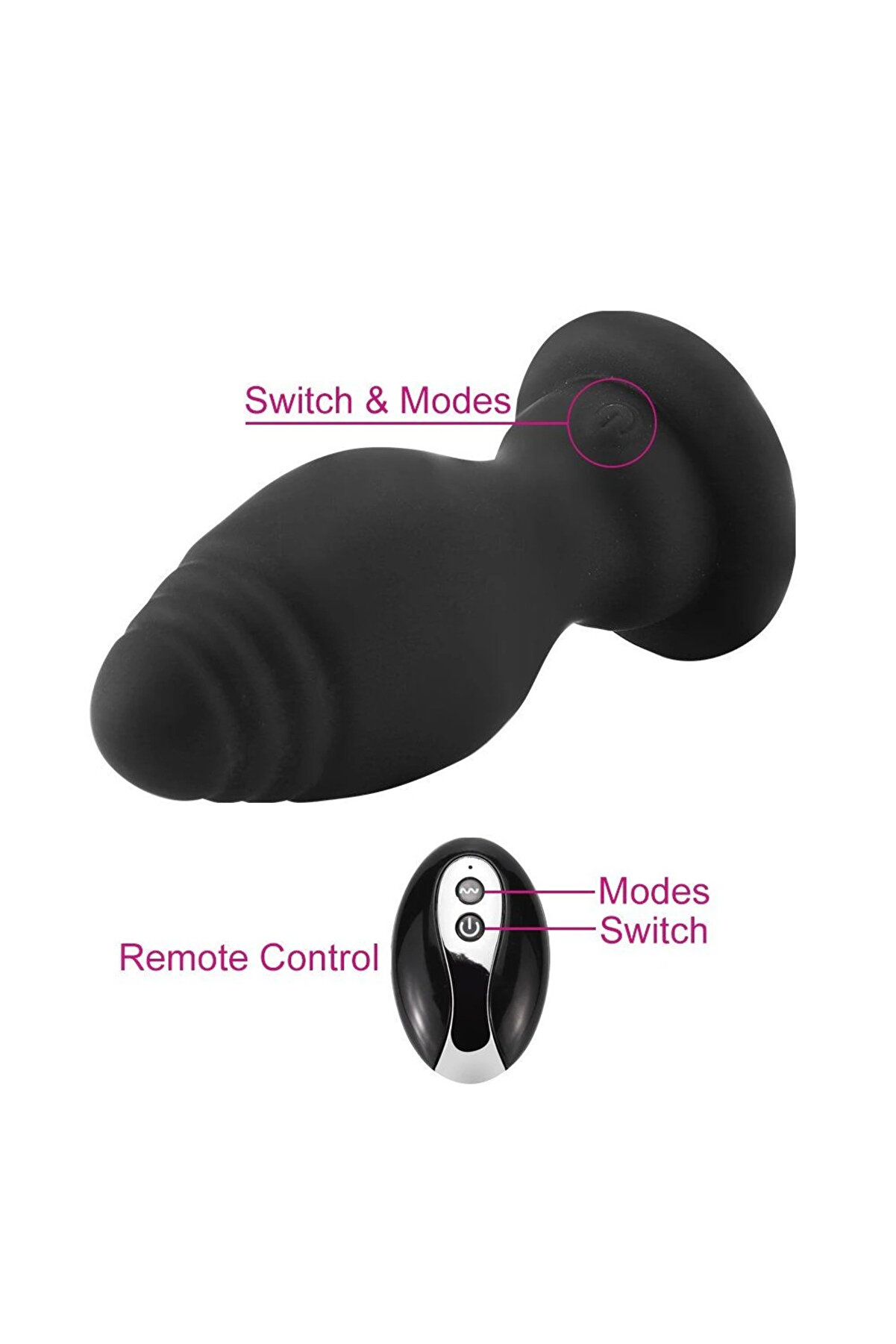 Erox Tai̇l Whi̇te Uzaktan Kumandalı Kuyruklu Anal Vi̇brat&ouml;r