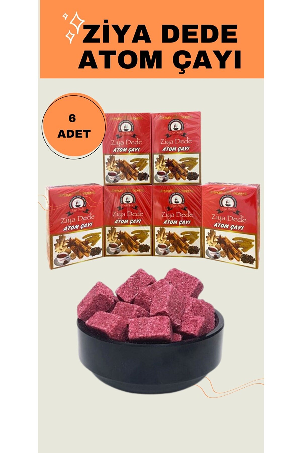 Zi̇ya Dede Atom Çayı Kış Çayı 150 Gr. (6 Kutu)