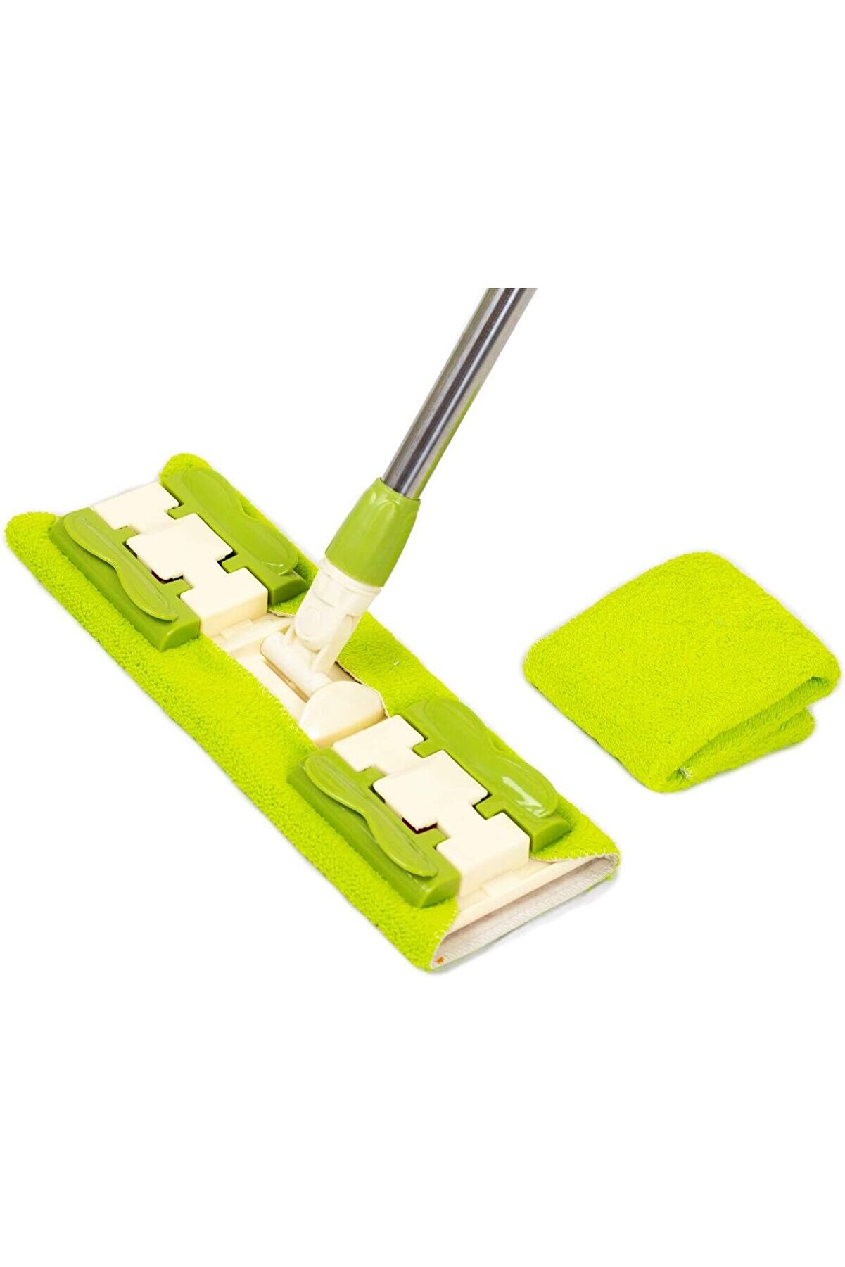 Go İthalat Si̇hi̇rli̇ Spi̇n Mop Teleskopi̇k &Ccedil;ok Ama&ccedil;lı Mop +1 Bez Hedi̇yeli̇ - Mor (3958)
