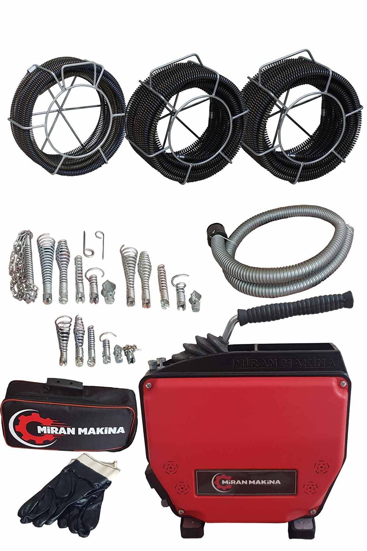 Seybomak Tıkalı Kanal Açma Maki̇nesi̇ 16-19-22 Mm Full Set (Faturalı)