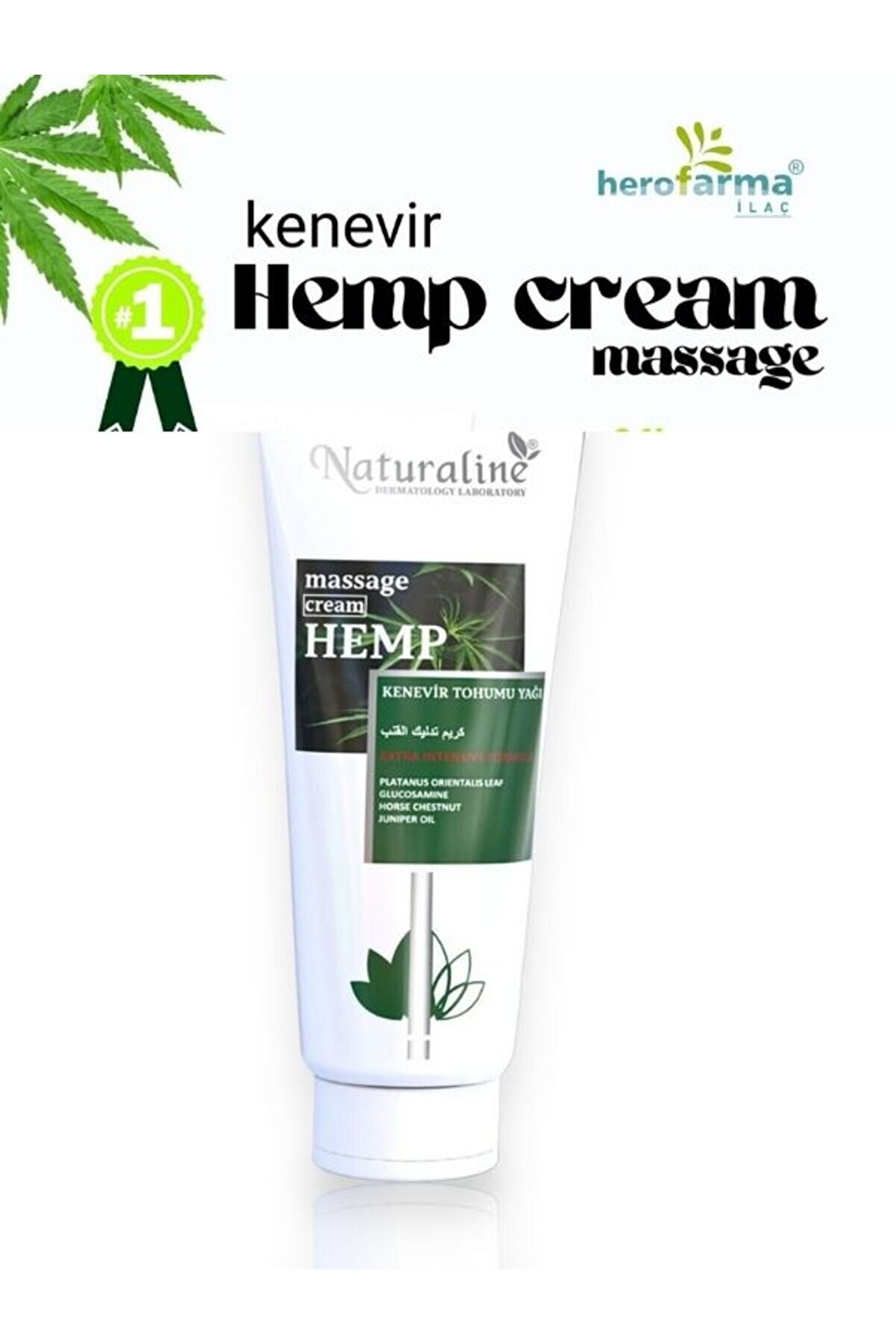 Hemp Cream Massage Cream Kenevi̇r Tohumu Yağı Kremi̇