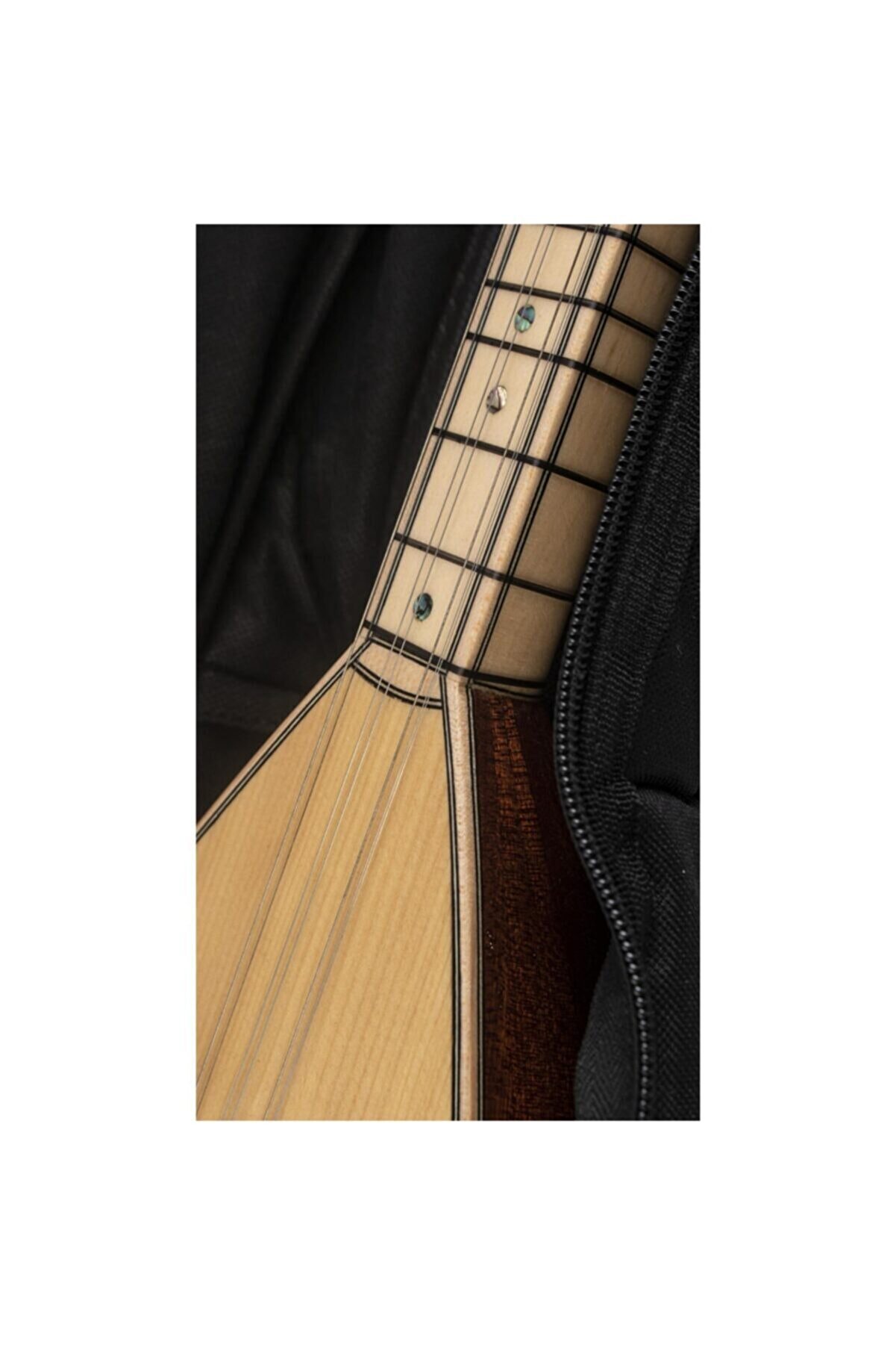 K&ouml;hner Uzun Sap Bağlama Saz Kılıfı Pedli̇ Soft Case