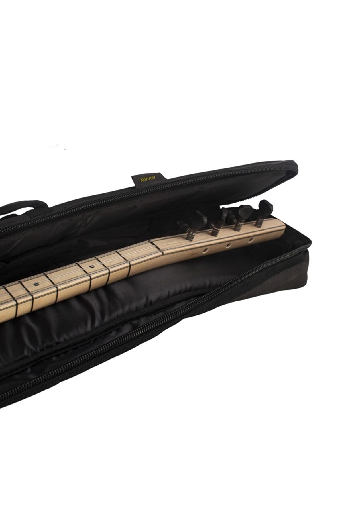 K&ouml;hner Uzun Sap Bağlama Saz Kılıfı Pedli̇ Soft Case