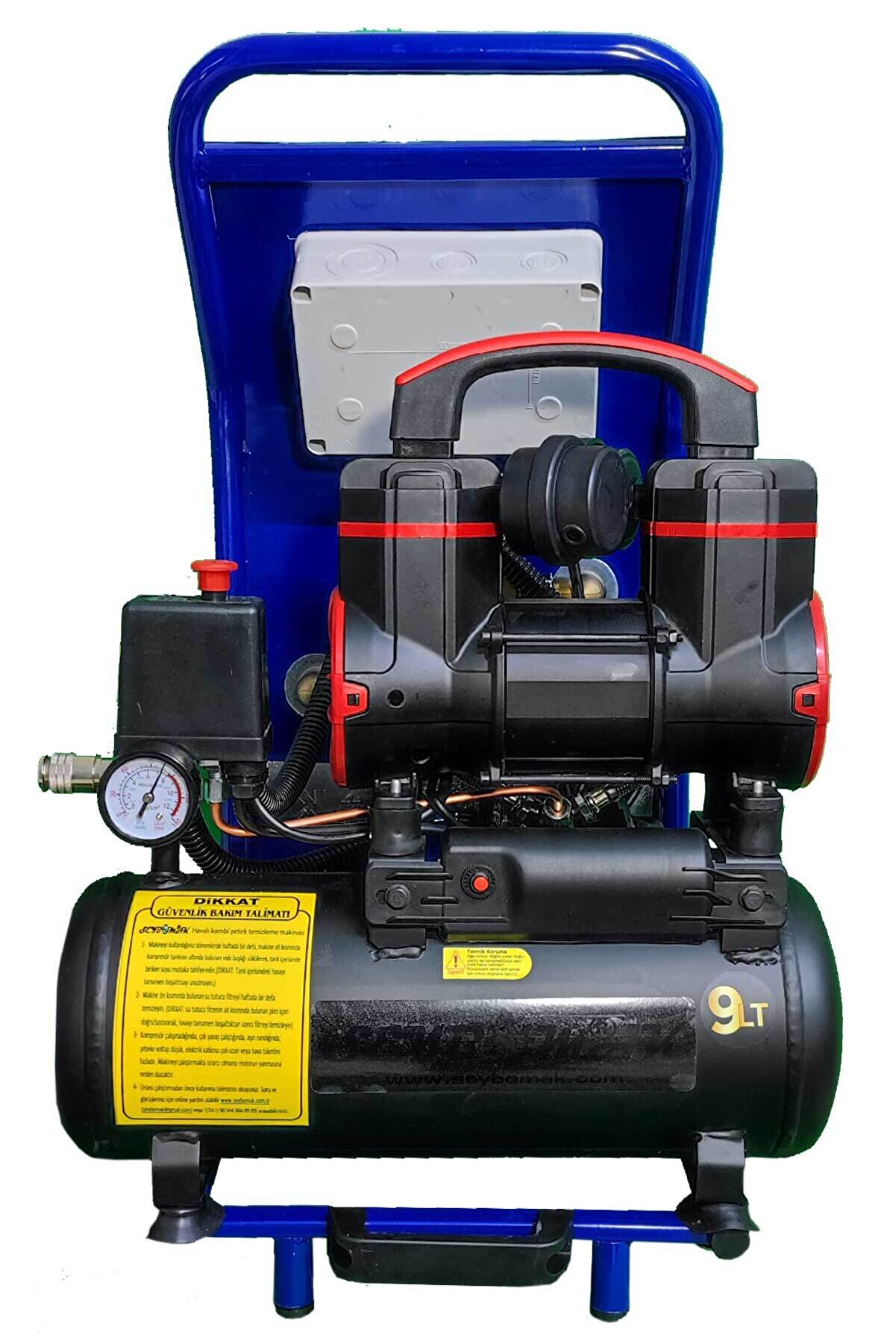 Seybomak Havalı Petek Temi̇zleme Maki̇nesi̇ Çi̇ft Yönlü Darbeli̇ 1,2 Hp Mavi̇