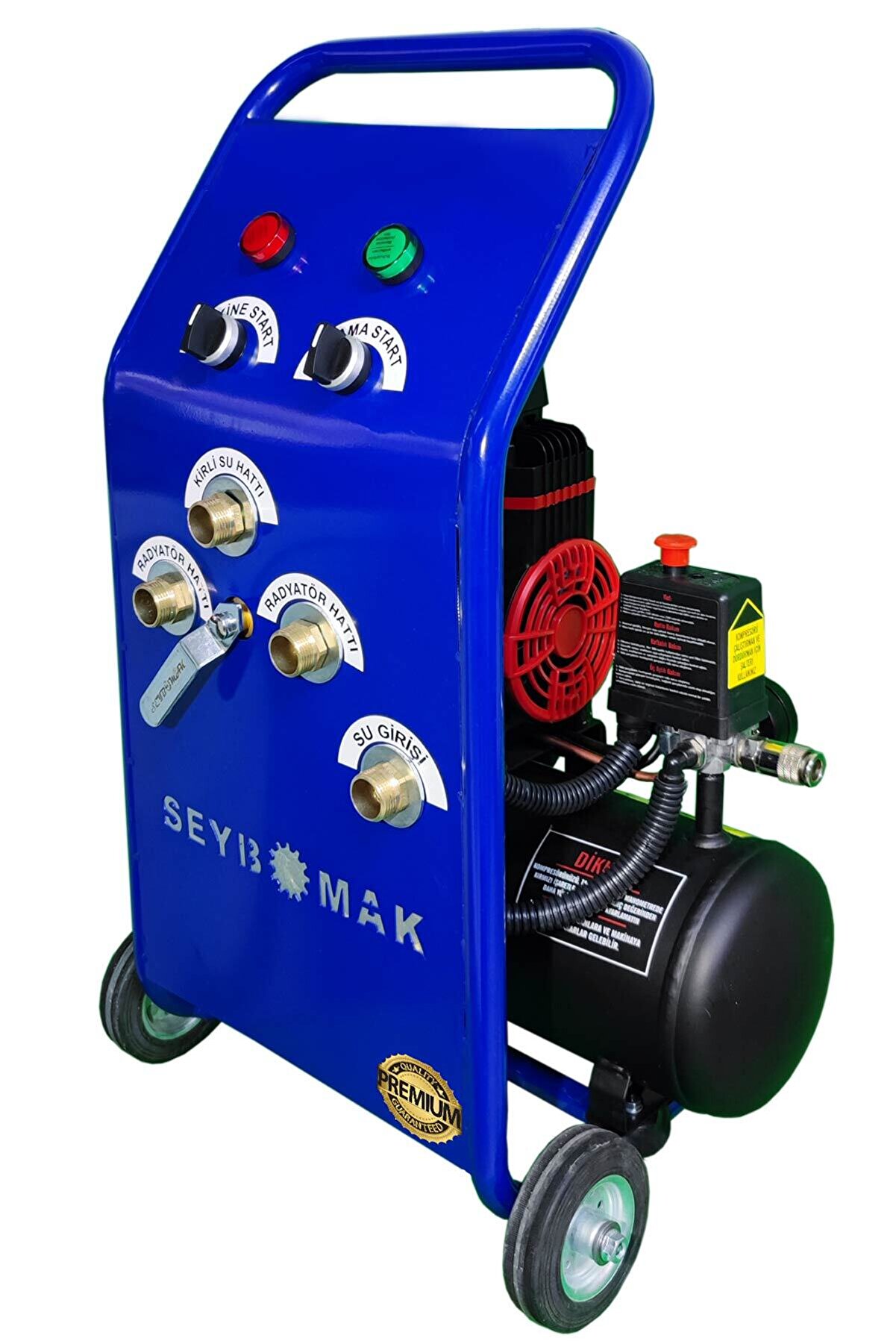 Seybomak Havalı Petek Temi̇zleme Maki̇nesi̇ Çi̇ft Yönlü Darbeli̇ 1,2 Hp Mavi̇