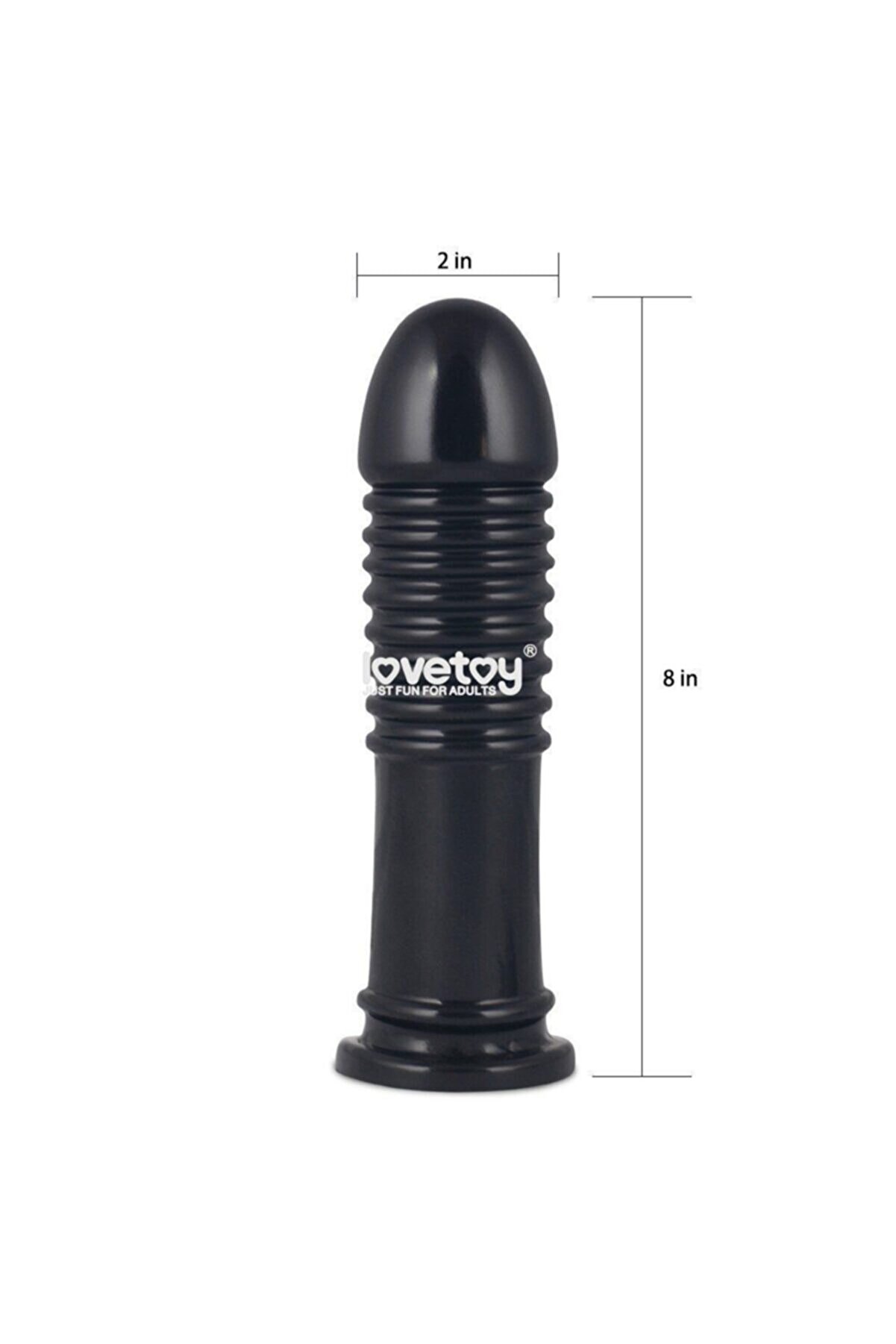 Meyrabest Lovetoy B&uuml;y&uuml;k Boy Kalın Dev Anal Sli̇kon Plug 20 Cm
