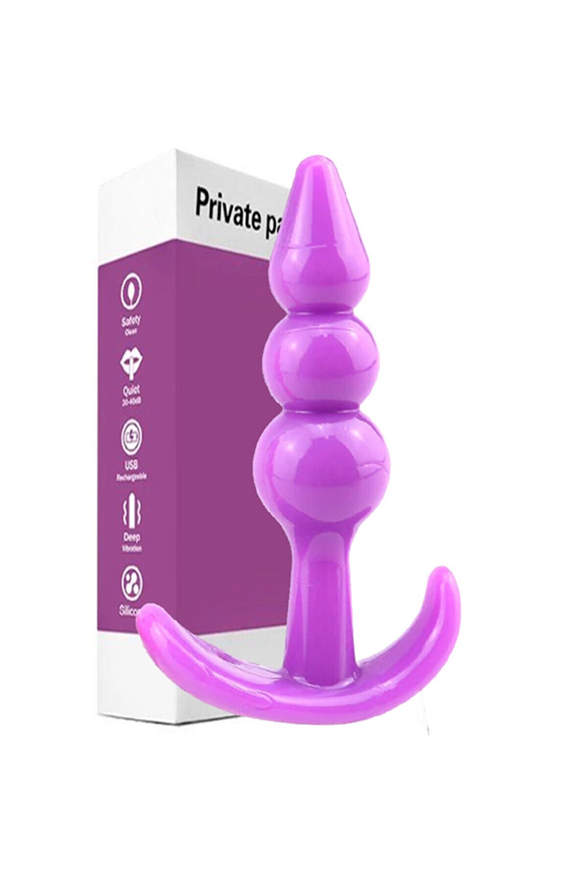 Meyrabest Mi̇ni̇ Si̇li̇cone Anal Beads Anal Plug Yumuşak Anal Alıştırıcı