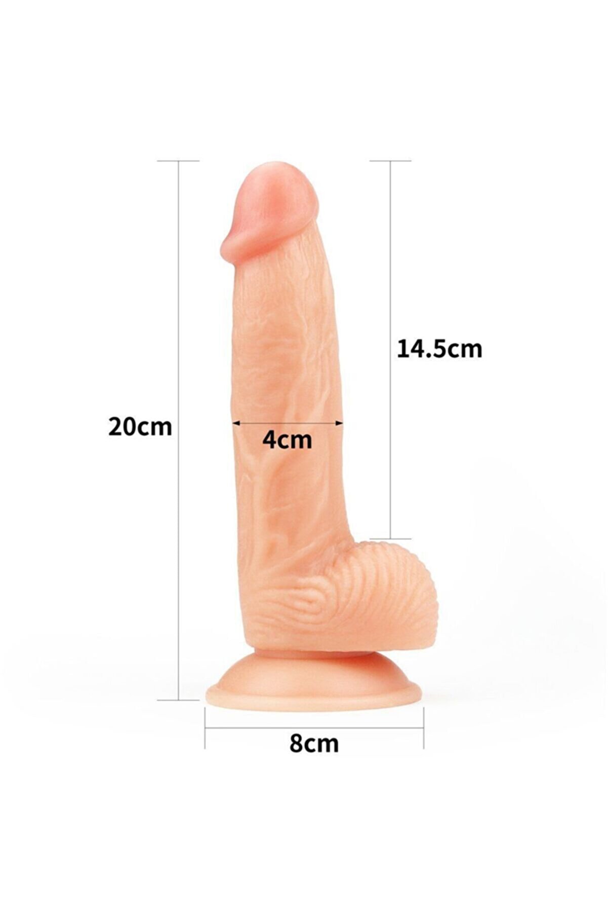 Meyrabest The Ultra Soft Dude Yumuşak Reali̇sti̇k Peni̇s 20 Cm Lv1088