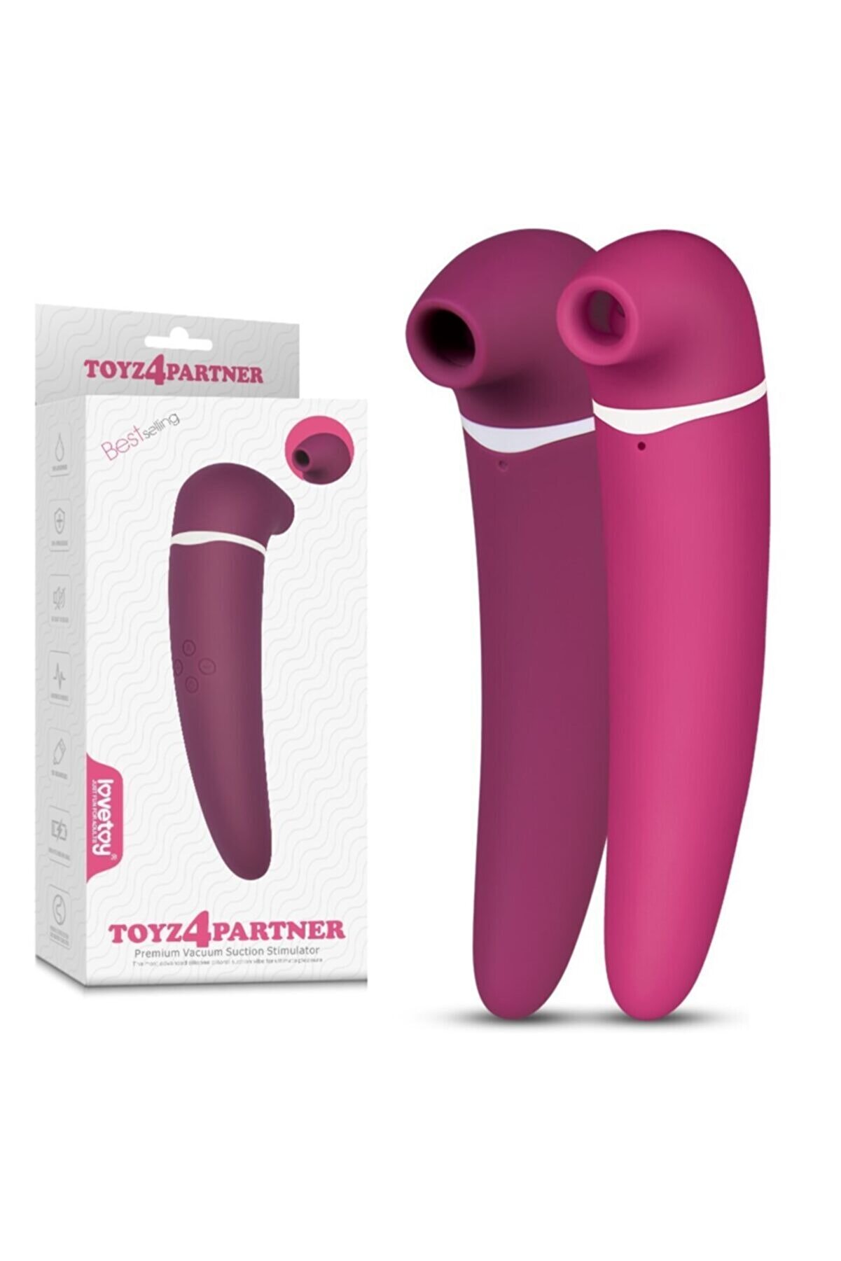 Lovetoy Toyz4Partner Premi̇um Vacuum Sucti̇on Sti̇mulat&ouml;r Emi̇ş G&uuml;&ccedil;l&uuml; Vi̇brat&ouml;r
