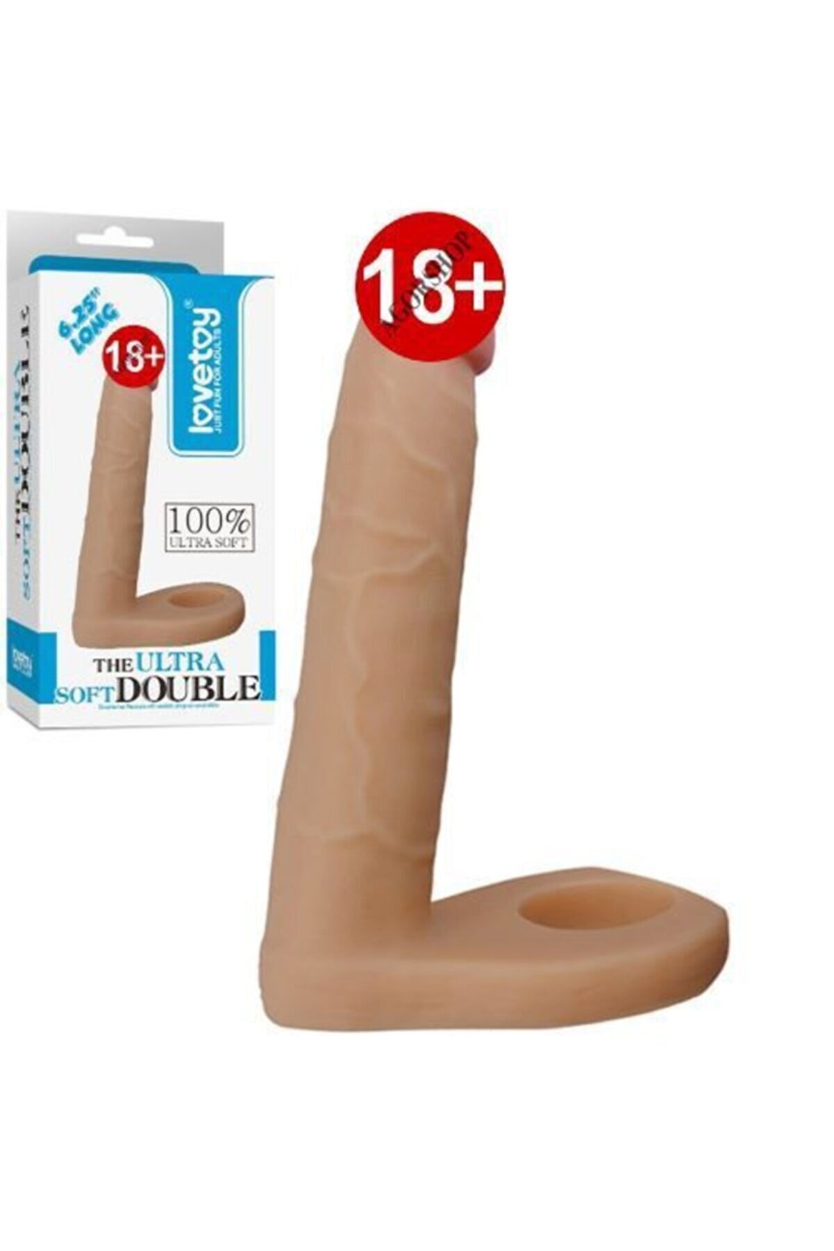 Meyrabest Lovetoy The Ultra Soft Double &Ccedil;i̇ft Taraflı Ili̇şki̇ Anal Protez Peni̇s Lv1122