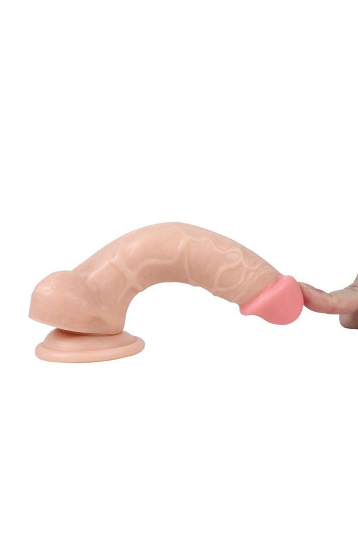 Meyrabest 18 Cm B&uuml;k&uuml;lebi̇li̇r Esnek Reali̇sti̇k Peni̇s-R462