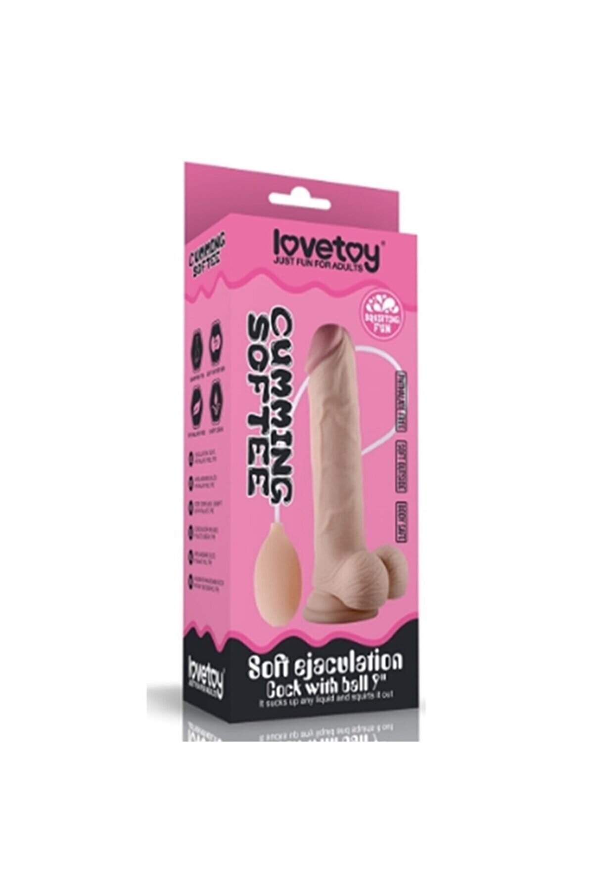 Meyrabest Cummi̇ng Softe 23 Cm Fışkırtmalı Reali̇sti̇k Peni̇s