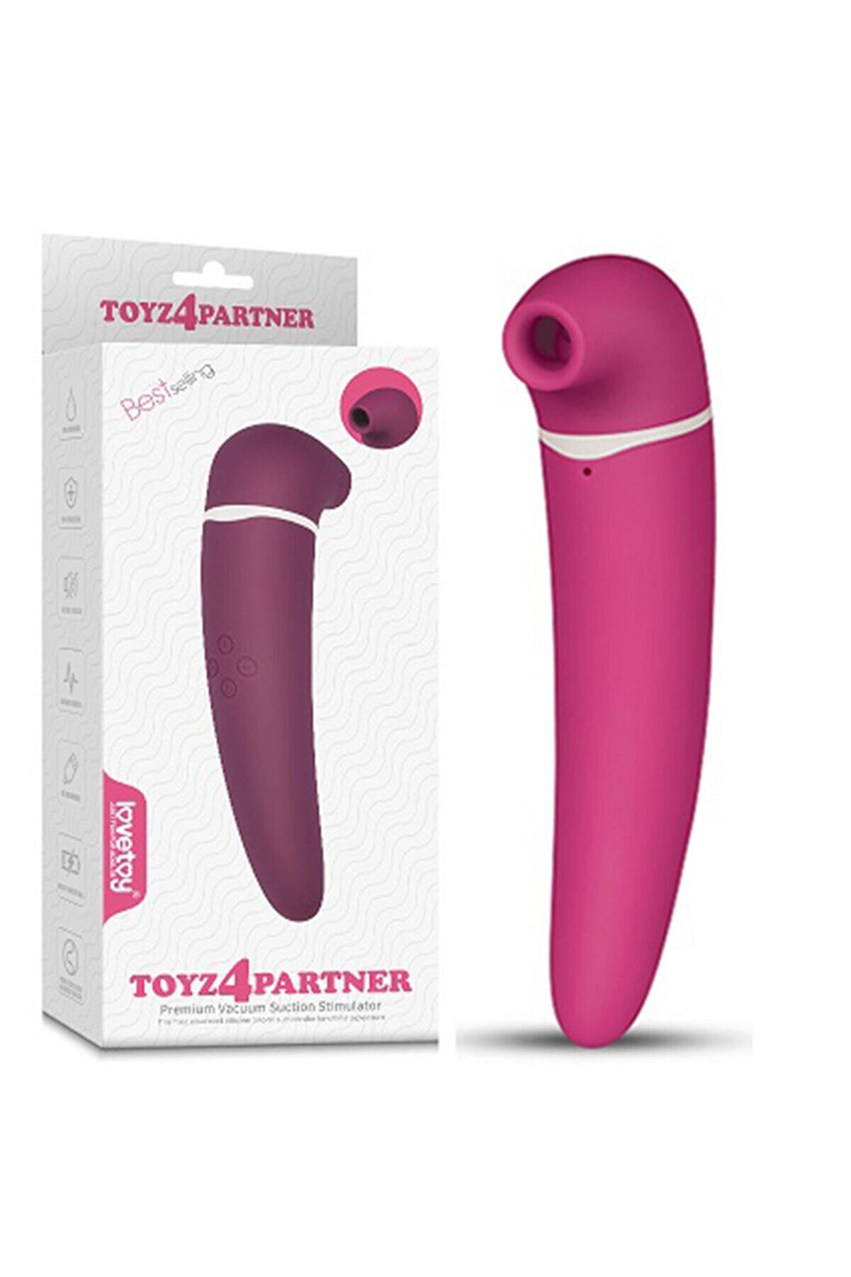 Lovetoy Toyz4Partner Premi̇um Vacuum Sucti̇on Sti̇mulat&ouml;r Emi̇ş G&uuml;&ccedil;l&uuml; Vi̇brat&ouml;r