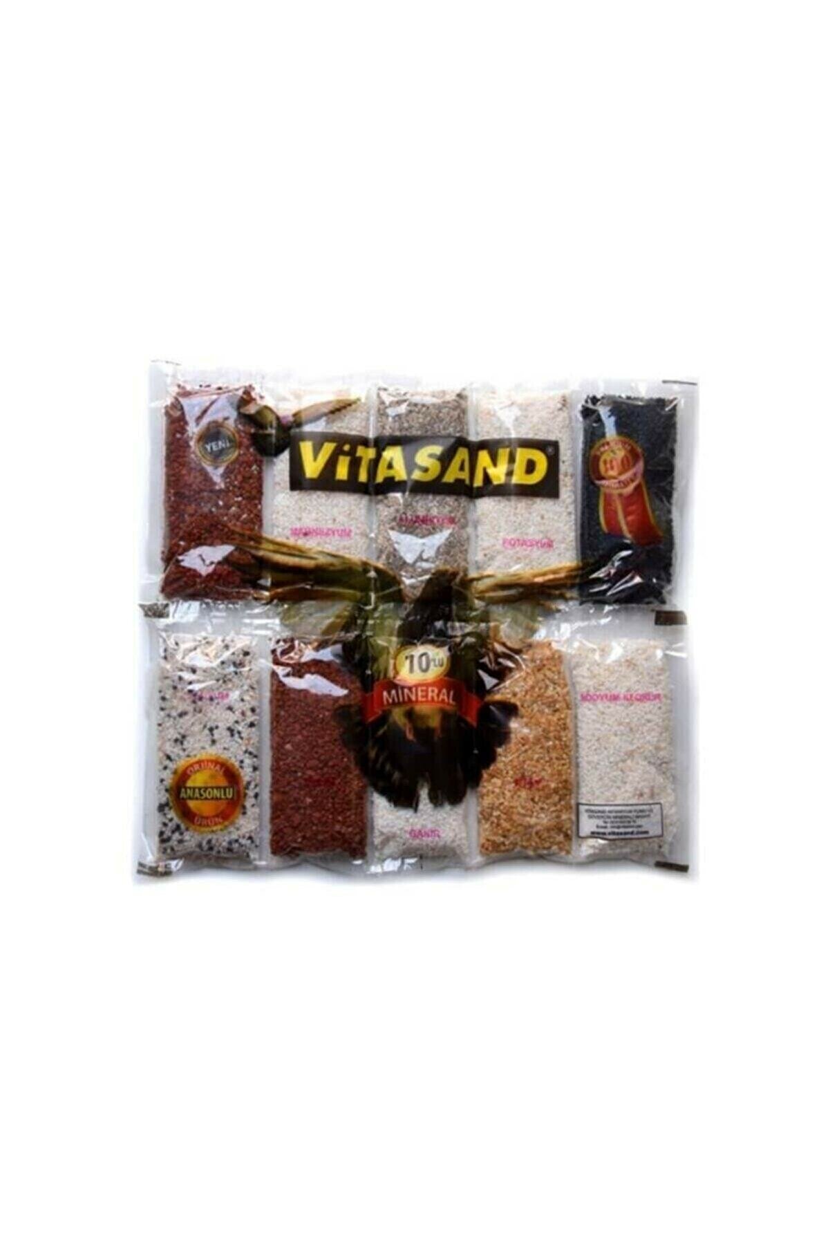 Vi̇tesand G&uuml;verci̇n D&ouml;rt Mevsi̇m Yemi̇ 3 Kg + Vi̇tesad Kuş Mi̇neralli̇ 1 Kg  10 B&ouml;lmeli̇
