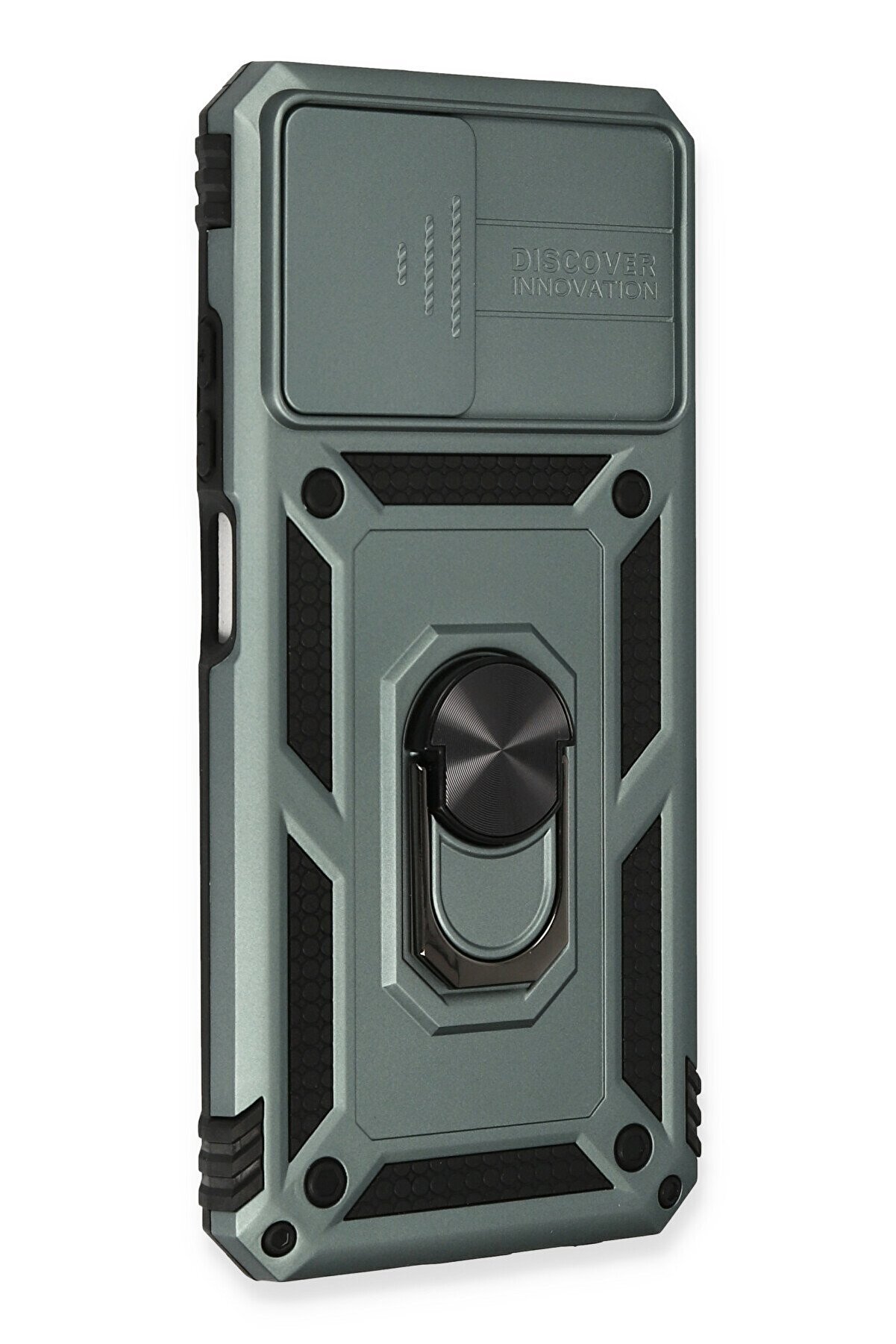 Xi̇aomi̇ Redmi̇ Note 10 Kılıf Pars Lens Yüzüklü Si̇li̇kon - Yeşi̇l