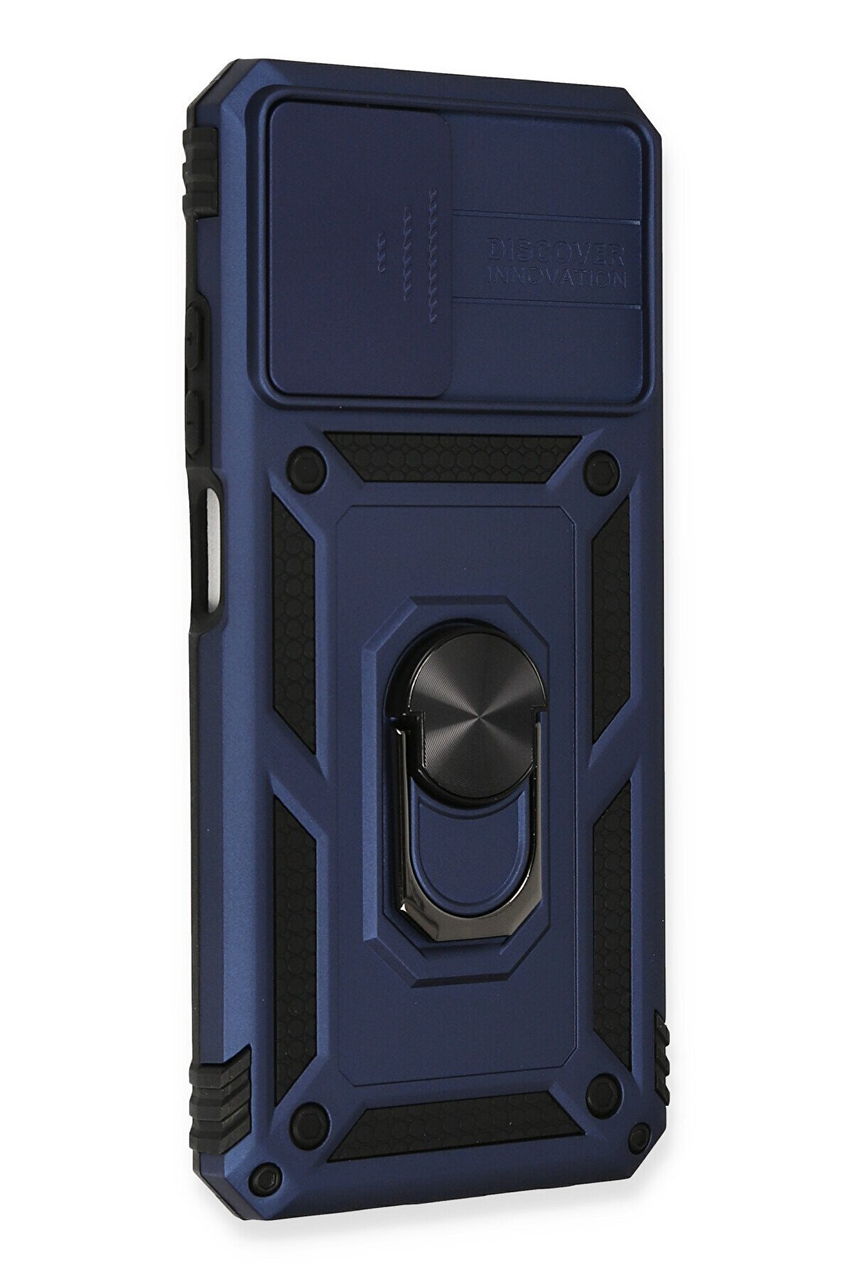 Xi̇aomi̇ Redmi̇ Note 10 Kılıf Pars Lens Yüzüklü Si̇li̇kon - Laci̇vert