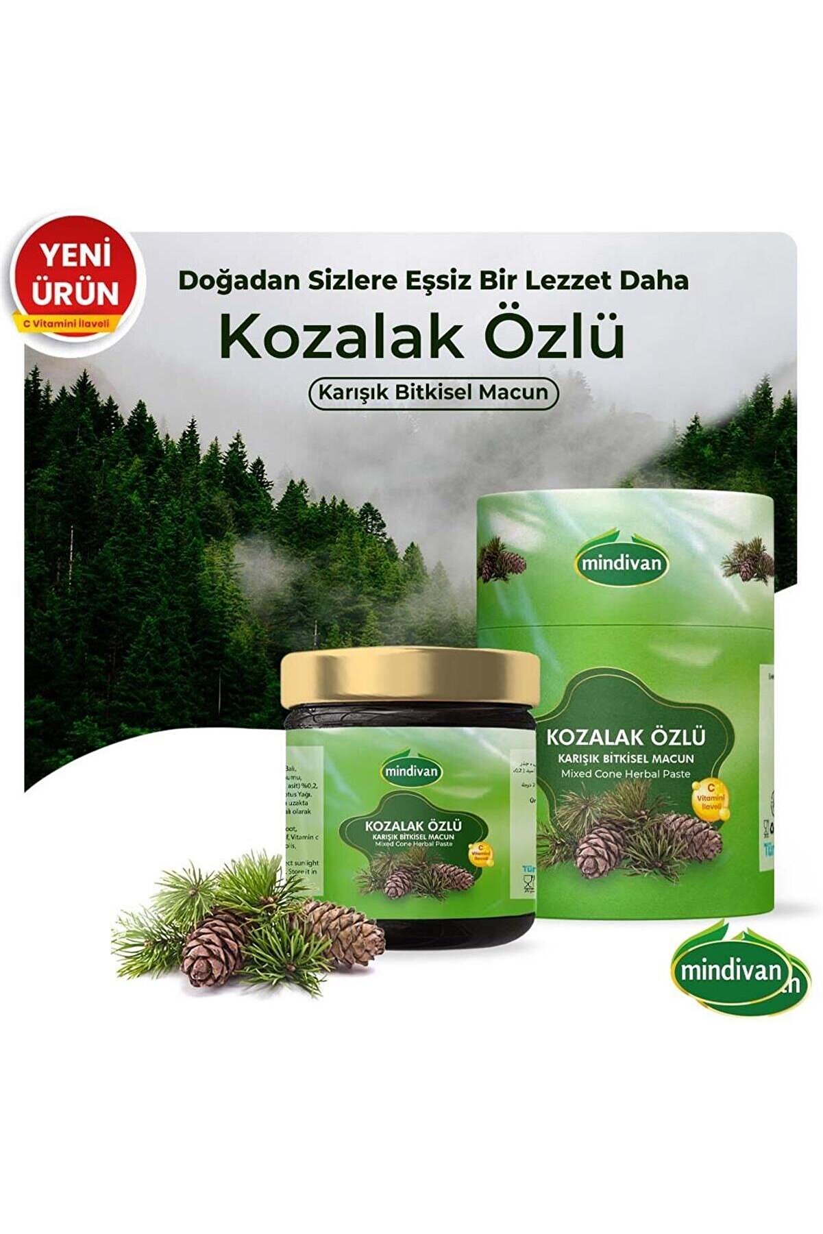Mindivan Kozalak Macunu Kozalak Özlü Karışık Bitkisel Macun 240 g